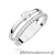 Pierścionek W0674 z diamentami białe złoto