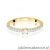 Pierścionek W0676 z diamentami żółte złoto