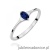 Pierścionek W0681 Szafir 0,30ct białe złoto