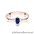 Pierścionek W0681 Szafir 0,30ct różowe złoto