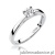 Pierścionek W0007 Diament Laboratoryjny 0,08ct białe złoto