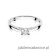Pierścionek W0007 Diament Laboratoryjny 0,08ct białe złoto