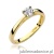 Pierścionek W0007 Diament Laboratoryjny 0,08ct żółte złoto