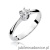 Pierścionek W0036 Diament Laboratoryjny 0,25ct białe złoto