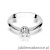 Pierścionek W0036 Diament Laboratoryjny 0,25ct białe złoto
