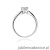 Pierścionek W0036 Diament Laboratoryjny 0,25ct białe złoto