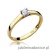Pierścionek W0221 Diament Laboratoryjny 0,10ct żółte złoto