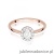 Pierścionek W0583 Diament Laboratoryjny 0,30ct różowe złoto