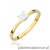 Pierścionek W0587 Diament Laboratoryjny 0,30ct żółte złoto