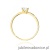 Pierścionek W0587 Diament Laboratoryjny 0,30ct żółte złoto