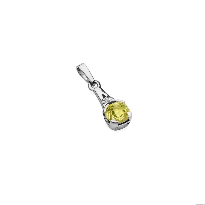 Zawieszka Z0040 Oliwin 1,00ct białe złoto