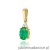 Zawieszka Z0308 Szmaragd 0,80ct żółte złoto