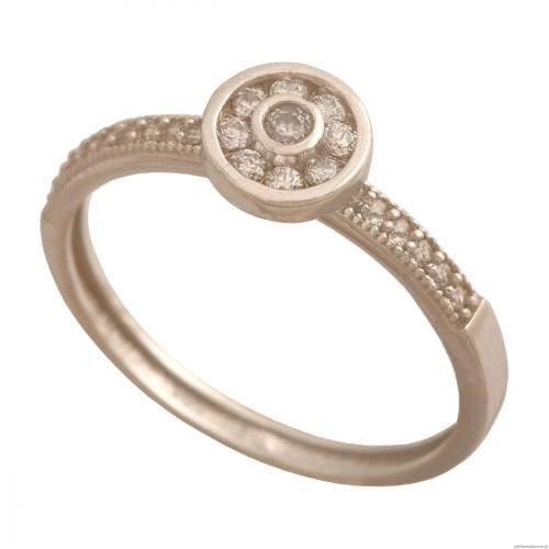 Białe złoto Pierścionki 5900025386224