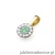 Zawieszka Z0443 Szmaragd 0,15ct żółte złoto