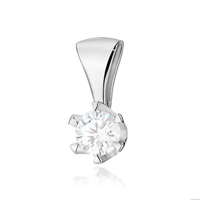 Zawieszka Z0220 Diament 0,70ct białe złoto