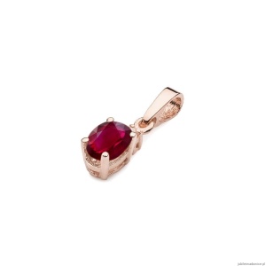 Zawieszka Z0001 Rubin 0,60ct różowe złoto