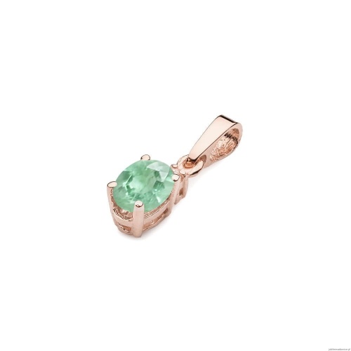 Zawieszka Z0001 Szmaragd 0,40ct różowe złoto