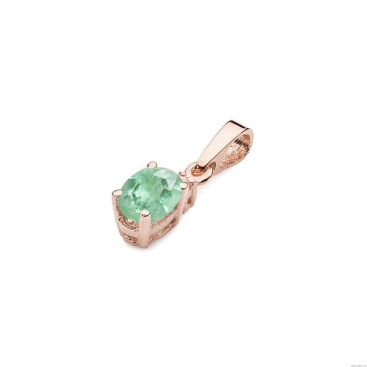 Zawieszka Z0001 Szmaragd 0,40ct różowe złoto