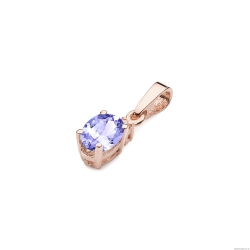Zawieszka Z0001 Tanzanit 0,40ct różowe złoto