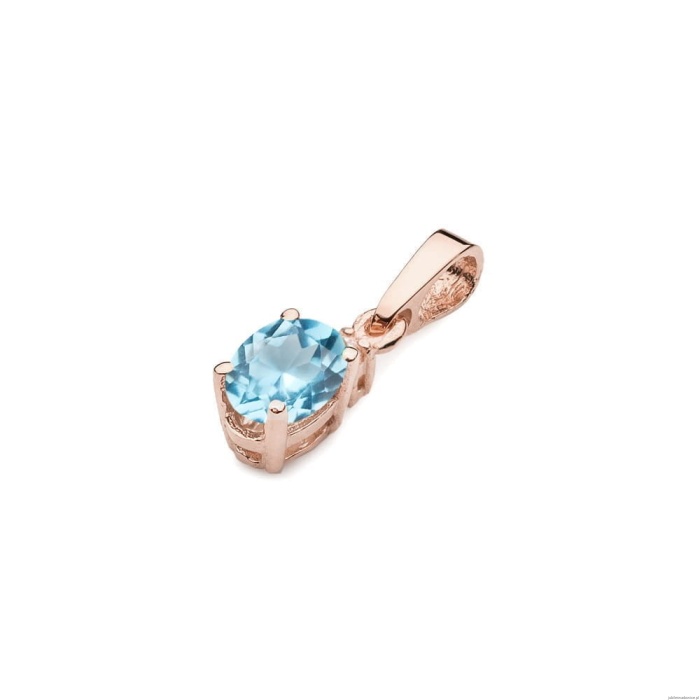 Zawieszka Z0001 Topaz 0,50ct różowe złoto