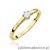 Pierścionek W0630 Diament 0,03ct żółte złoto
