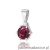 Zawieszka Z0076 Rodolit 0,60ct białe złoto