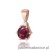 Zawieszka Z0076 Rodolit 0,60ct różowe złoto