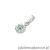 Zawieszka Z0185 Szmaragd 0,15ct białe złoto