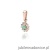 Zawieszka Z0185 Szmaragd 0,15ct różowe złoto