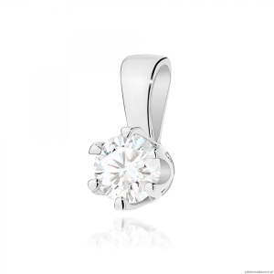 Zawieszka Z0220 Diament 0,30ct białe złoto