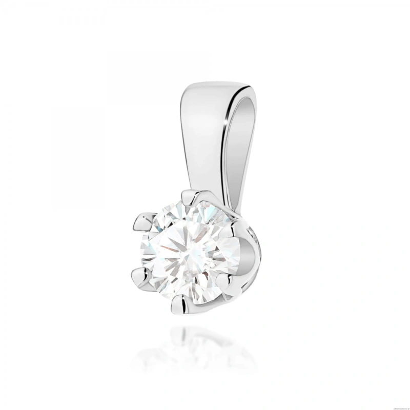 Zawieszka Z0220 Diament 0,30ct białe złoto