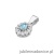 Zawieszka Z0354 Topaz 0,50ct białe złoto