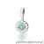 Zawieszka Z0443 Szmaragd 0,15ct białe złoto