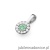 Zawieszka Z0443 Szmaragd 0,15ct białe złoto