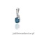 Zawieszka Z0001 Topaz London Blue 0,50ct białe złoto