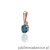 Zawieszka Z0001 Topaz London Blue 0,50ct różowe złoto