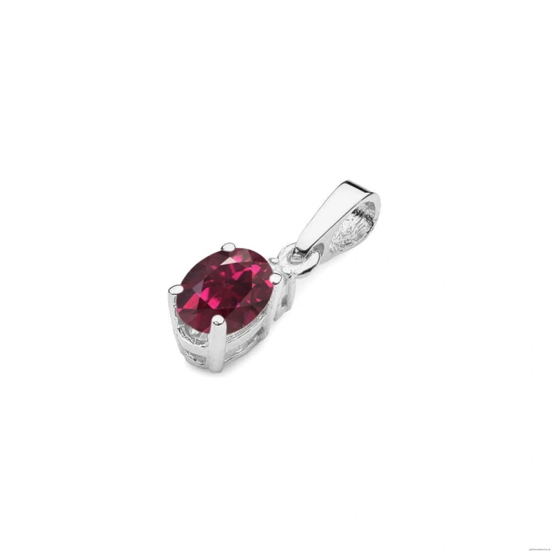 Zawieszka Z0001 Rodolit 0,50ct białe złoto