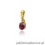 Zawieszka Z0001 Rodolit 0,50ct żółte złoto