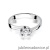 Pierścionek W0163 Diament Laboratoryjny 0,30ct białe złoto