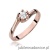 Pierścionek W0163 Diament Laboratoryjny 0,30ct różowe złoto