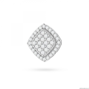 Zawieszka Z0568 z diamentami białe złoto