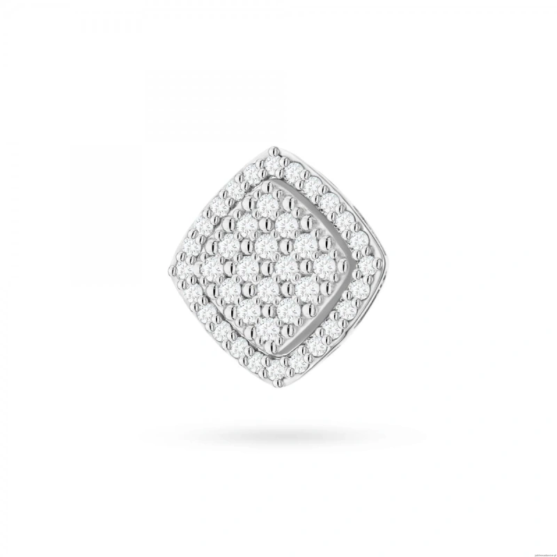 Zawieszka Z0568 z diamentami białe złoto