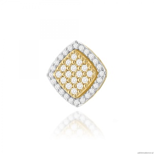 Zawieszka Z0568 z diamentami żółte złoto