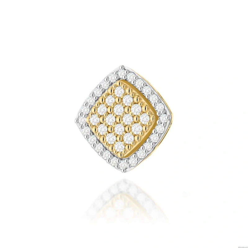 Zawieszka Z0568 z diamentami żółte złoto