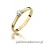 Pierścionek W0311 Diament Laboratoryjny 0,10ct żółte złoto