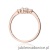 Pierścionek W0627 Diament 0,03ct różowe złoto