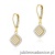Kolczyki K0568 z diamentami żółte złoto