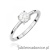 Pierścionek W0656 Diament Laboratoryjny 0,50ct białe złoto
