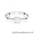 Pierścionek W0656 Biały Szafir 0,60ct białe złoto