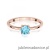 Pierścionek W0656 Topaz 0,50ct różowe złoto